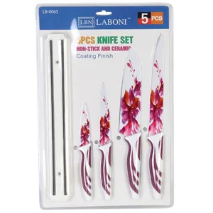ست چاقوی آشپزخانه 5 پارچه لابونی مدل 042