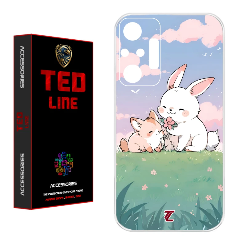 کاور تدلاین طرح خرگوش کد 1184 مناسب برای گوشی موبایل شیائومی Redmi Note 10 Pro / Note 10 Pro Max