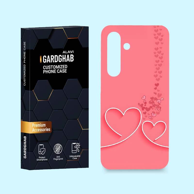 کاور گارد قاب مدل عاشقانه مناسب برای گوشی موبایل سامسونگ Galaxy S24