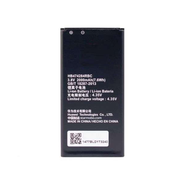 باتری موبایل مدل HB474284RBC ظرفیت 2000 میلی آمپر ساعت مناسب برای گوشی موبایل هوآوی 3c Lite 