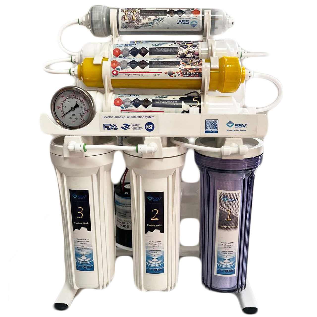 دستگاه تصفیه کننده آب اس اس وی مدل MaxTec N X1055  +3F به همراه فیلتر