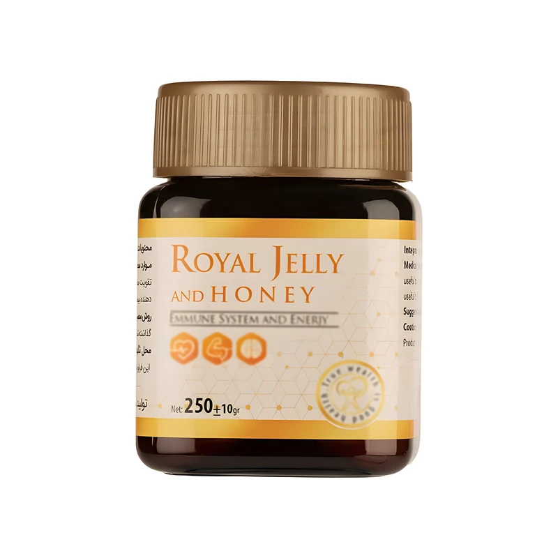 عسل ژل رویال شهدینه گلها - 200 گرم