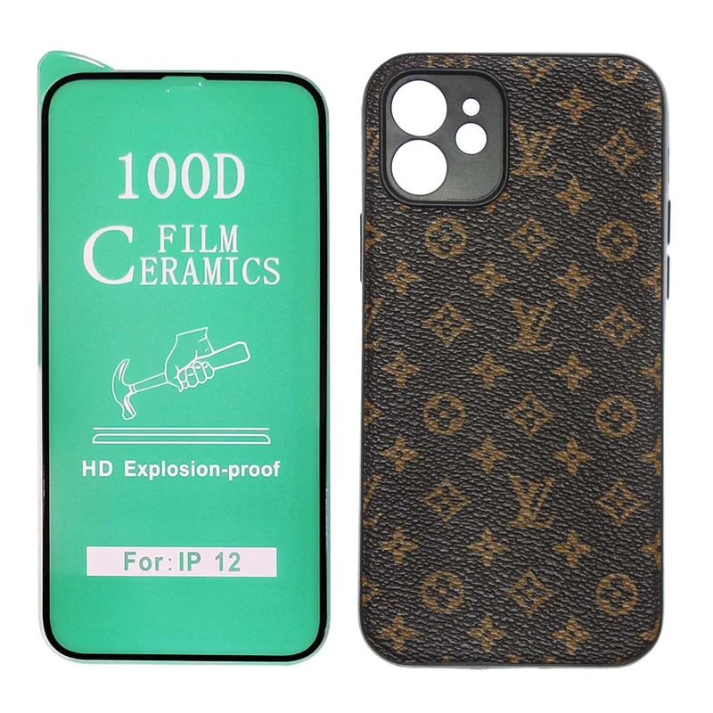 کاور مدل S-LV مناسب برای گوشی اپل Iphone 12 به همراه محافظ صفحه نمایش