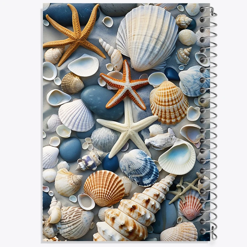 دفتر ژورنال نویسی 50 برگ خندالو مدل نقطه ای طرح پترن دریایی کد N5317