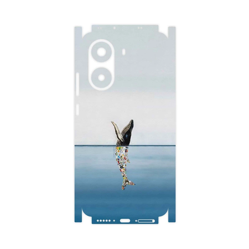 برچسب پوششی ماهوت مدل Collage of Sea Trash-FullSkin مناسب برای گوشی موبایل شیائومی Poco X7 Pro