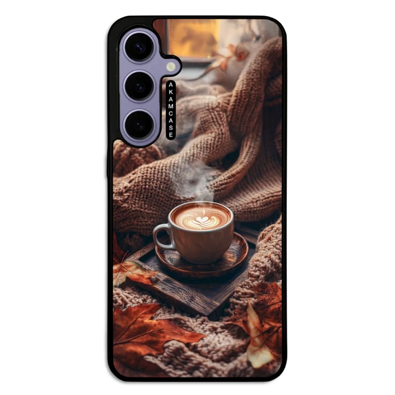 کاور آکام مدل AMC-WSGS24P-COFFEE-17 مناسب برای گوشی موبایل سامسونگ Galaxy S24 Plus