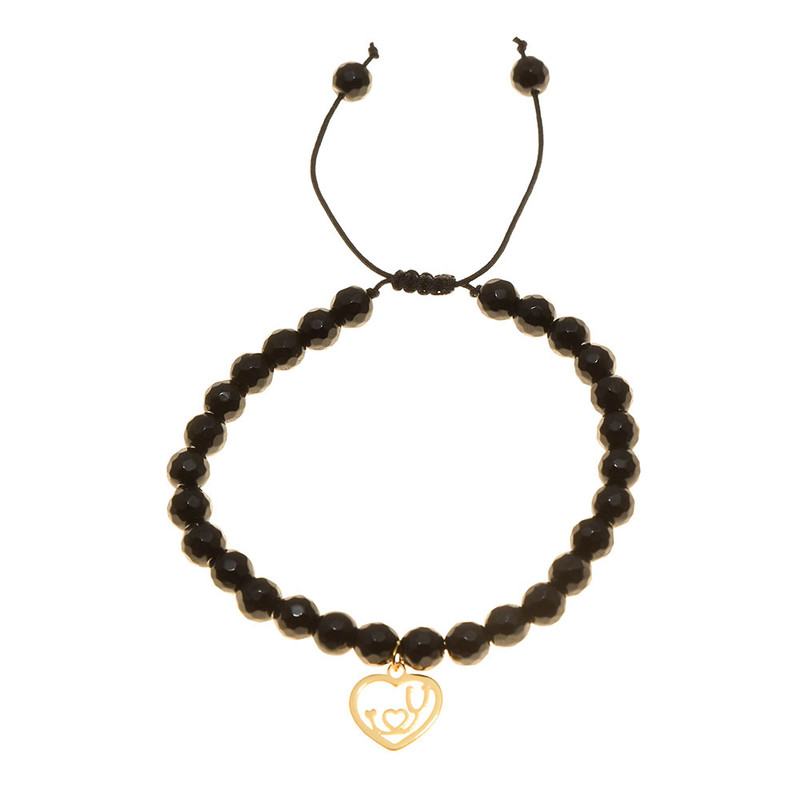 دستبند دخترانه دلنار گالری مدل گوشی پزشکی