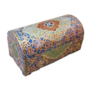 جعبه جواهرات استخوانی طرح تذهيب کد B 269