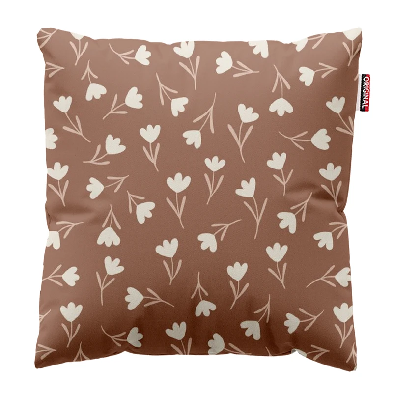 کوسن پاد آفرین مدل گل و برگ کد PK303440 سایز 30*30 سانتی متر