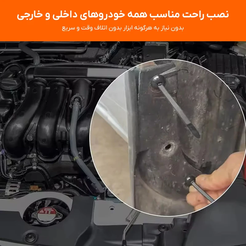عکس شماره 2 : بست دکمه ای مدل gnp-10 بسته 10 عددی