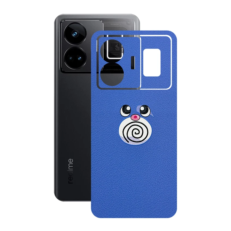 برچسب پوششی ریمکس مدل Leth طرح پولیواگ پوکمون مناسب برای گوشی موبایل ریلمی GT3