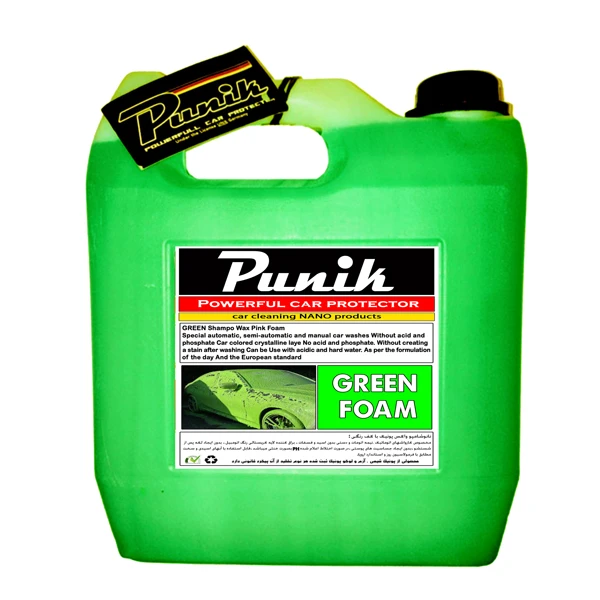 نانو شامپو خودرو کف رنگی پونیک مدل MM505 حجم 4 لیتر