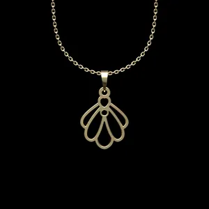 گردنبند طلا 18 عیار زنانه مدوپد مدل هندسی کد II2-1-1261