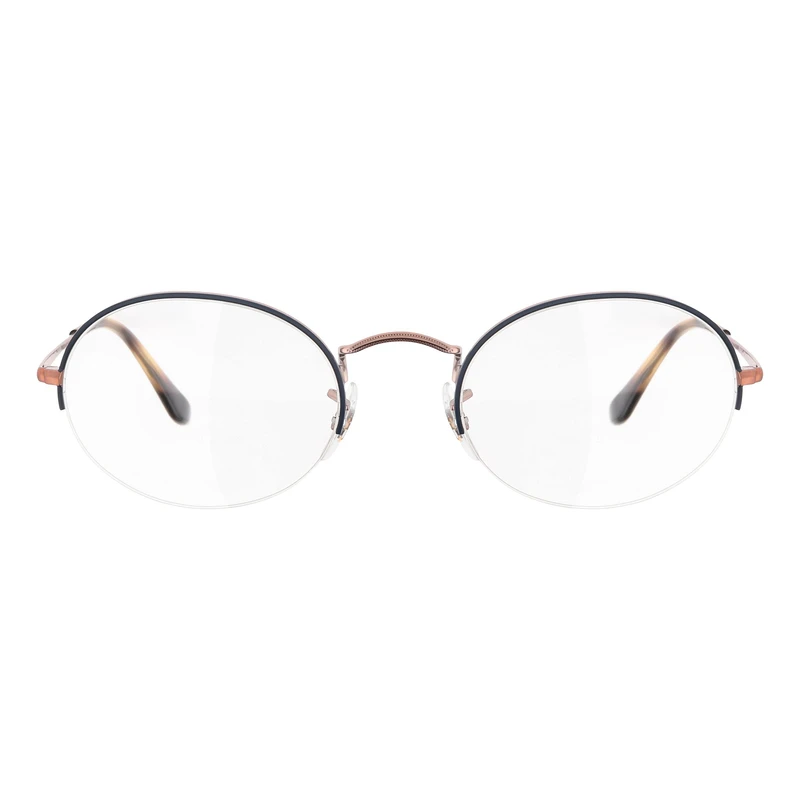 فریم عینک طبی گرد ری بن مدل 0RX6547-3035-52 مناسب برای صورت مربع، مستطیل، لوزی و قلب
