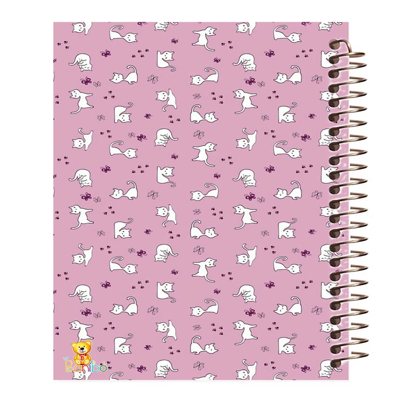 دفتر نقاشی 50 برگ بانیبو مدل گربه کد 713