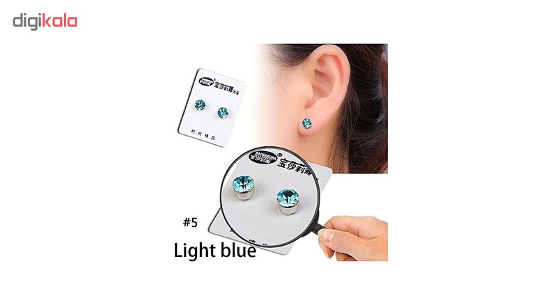 گوشواره مغناطیسی مدل Blue