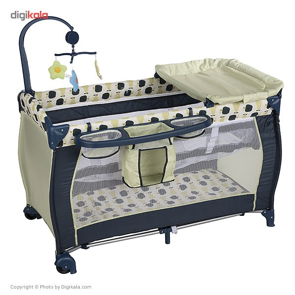 تخت و پارک بازی هاوک مدل Babycenter