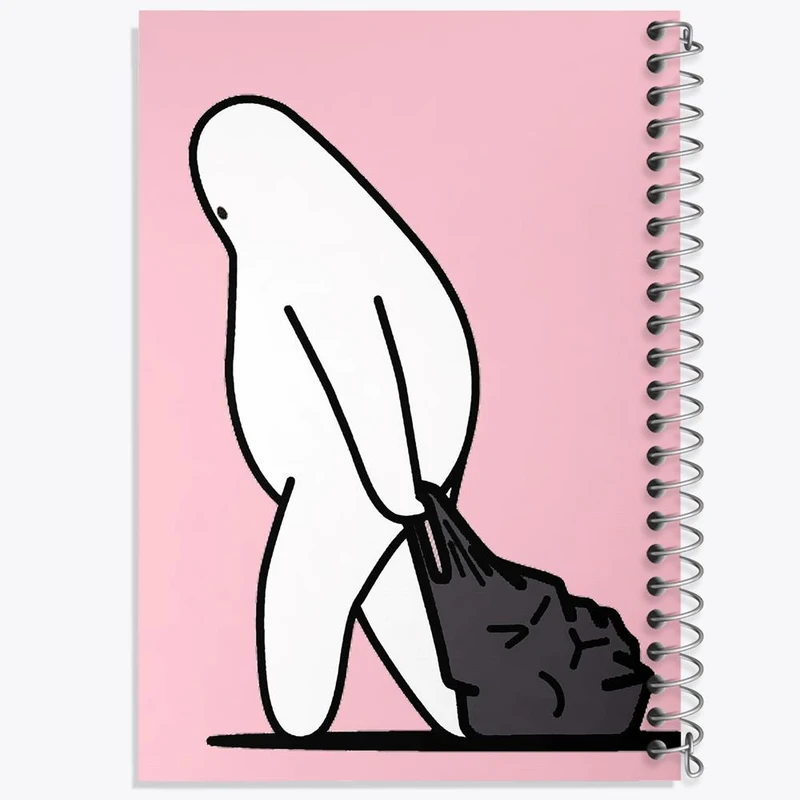 دفتر نقاشی 50 برگ خندالو مدل تنبل خسته کد 29427