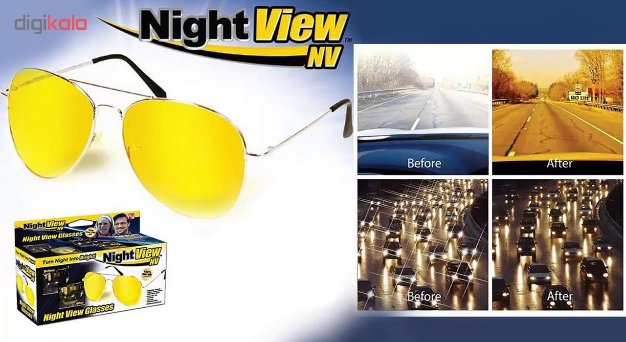 عینک شب مدل Night View NV -  - 4
