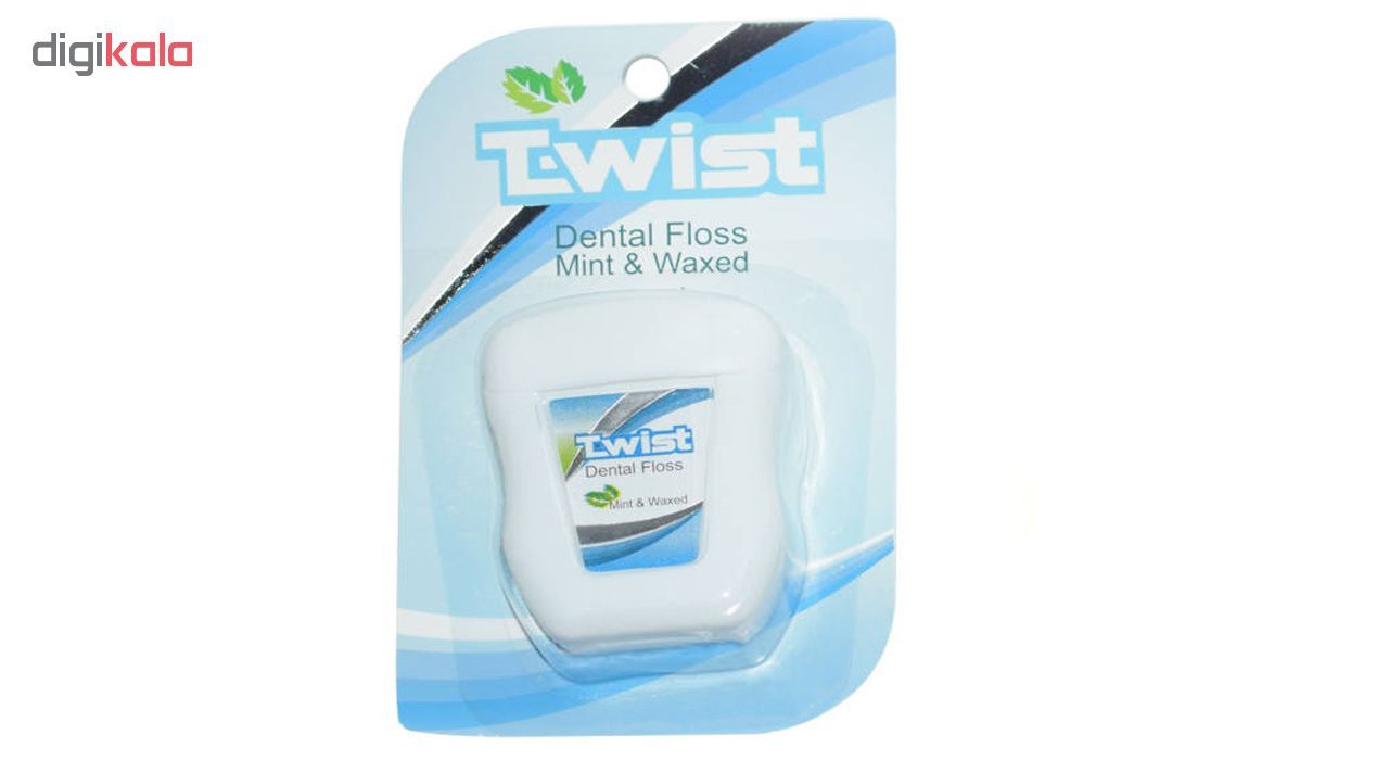 نخ دندان تویست مدل Mint And Waxed