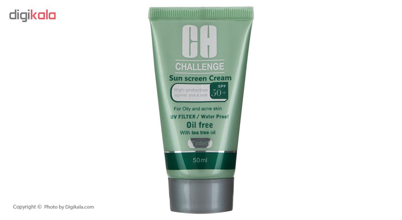کرم ضد آفتاب چلنج مدل Tinted For Oily And Acne Skin حجم 50 میلی لیتر