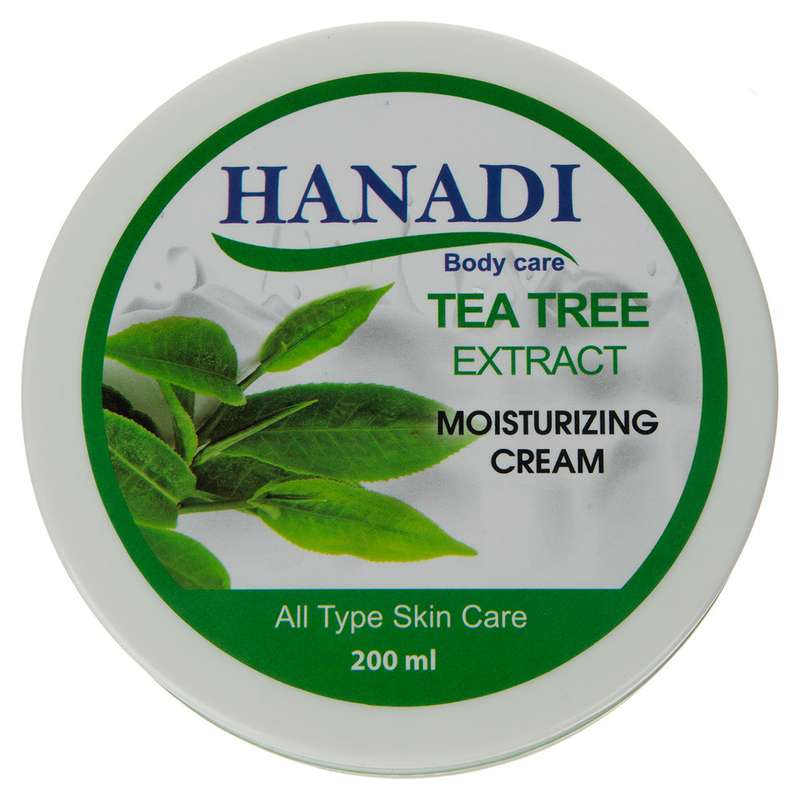 کرم مرطوب کننده هانادی مدل Tea Tree حجم 200 میلی لیتر کرم مرطوب کننده هانادی مدل Tea Tree حجم 200 میلی لیتر