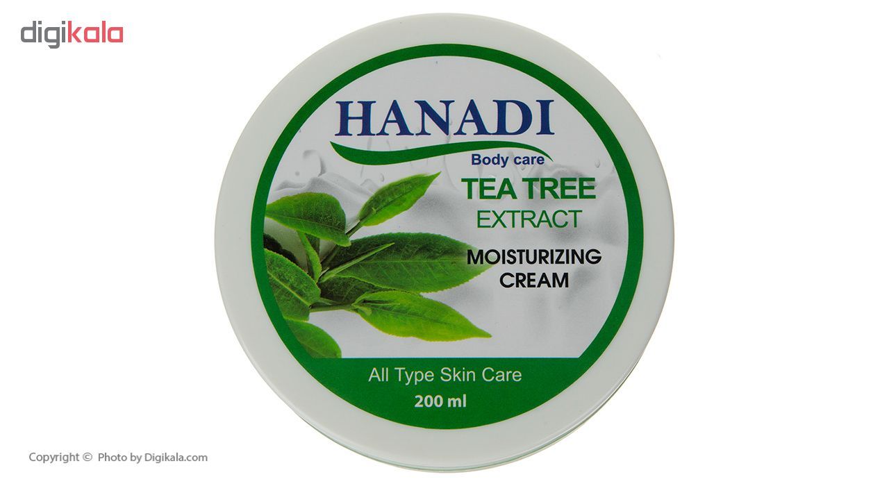 کرم مرطوب کننده هانادی مدل Tea Tree حجم 200 میلی لیتر -  - 2