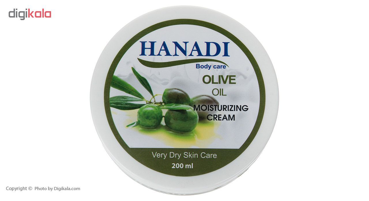 کرم مرطوب کننده هانادی مدل Olive Oil حجم 200 میلی لیتر -  - 2