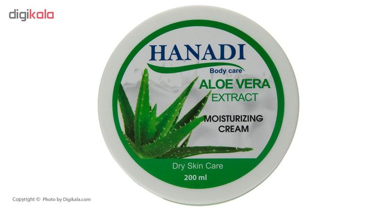 کرم مرطوب کننده هانادی مدل Aloe Vera حجم 200 میلی لیتر