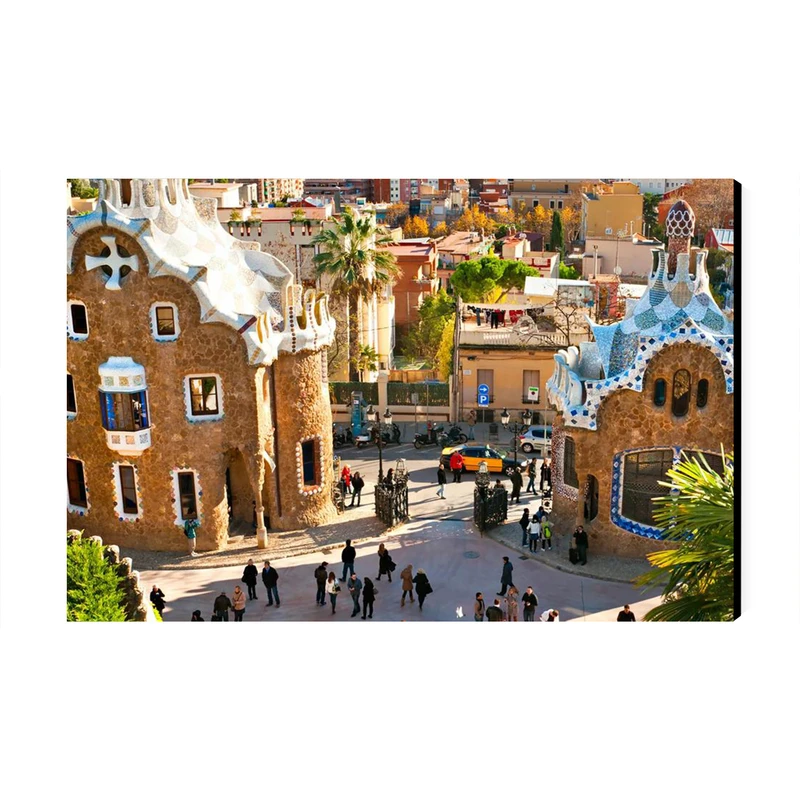 تابلو شاسی عرش طرح گردشگری اسپانیا مدل پارک گوئل کد As6393