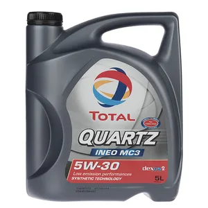 روغن موتور خودرو توتال مدل Quartz INEO MC3 حجم 5 لیتر 5W-30