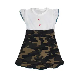 پیراهن دخترانه مدل ارتشی کد 03