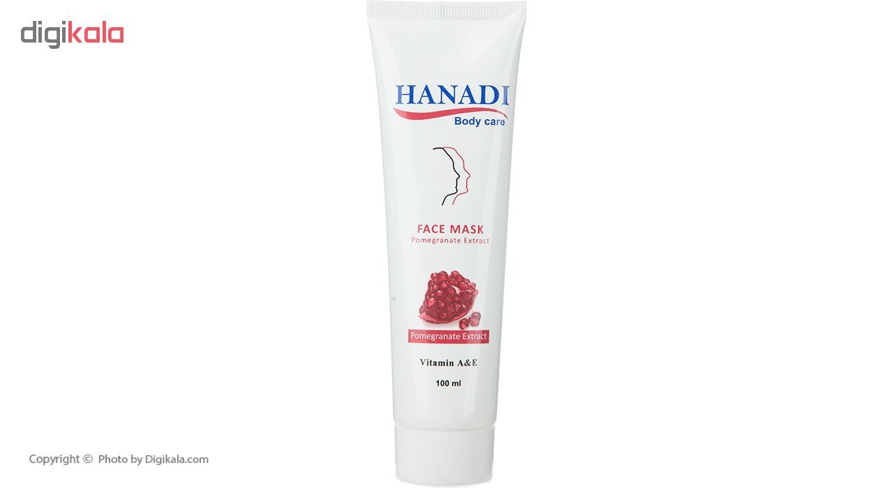 ماسک صورت هانادی مدل Pomegranate حجم 100 میلی لیتر -  - 2