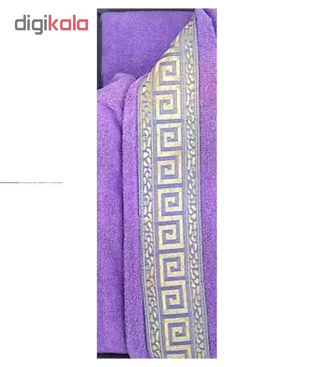 عکس شماره 11 : حوله پالتویی گلبافت مدل 01 سایز 125