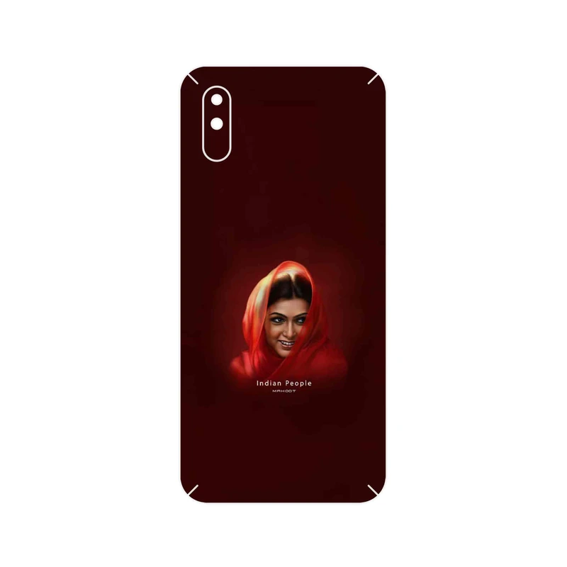 برچسب پوششی ماهوت مدل Portrait of an Indian Woman مناسب برای گوشی موبایل شیائومی Redmi 9A