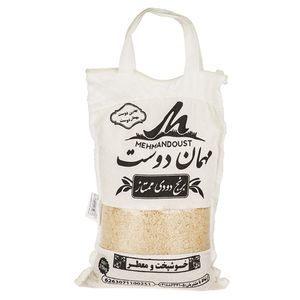 نقد و بررسی برنج دودی ممتاز مهماندوست مقدار 2.5 کیلوگرم توسط خریداران