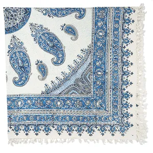 سفره قلمکار ممتاز اثر عطریان طرح 7 سایز 150 × 150 سانتی متر