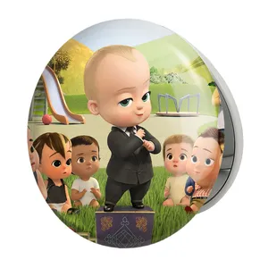 آینه جیبی خندالو طرح بچه رئیس Boss Baby مدل تاشو کد 12512 