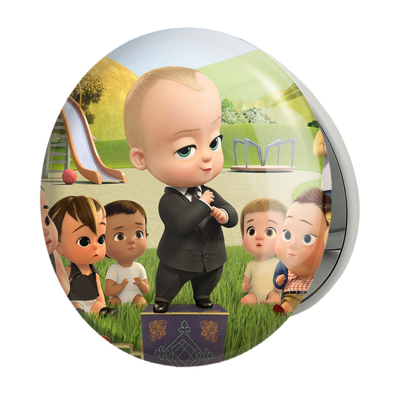 آینه جیبی خندالو طرح بچه رئیس Boss Baby مدل تاشو کد 12512 