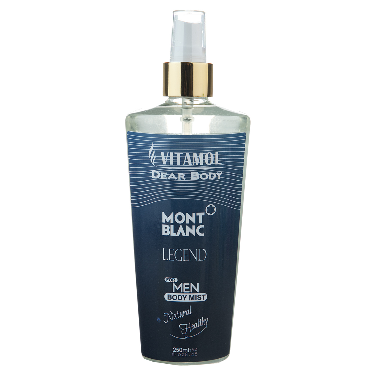 اسپری خوشبو کننده بدن مردانه ویتامول مدل Mont Blanc Legend حجم 250 میلی لیتر