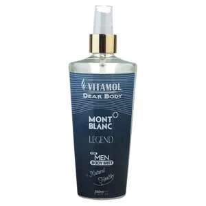 اسپری خوشبو کننده بدن مردانه ویتامول مدل Mont Blanc Legend حجم 250 میلی لیتر