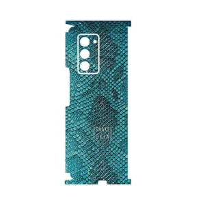 MAHOOT Blue Snake Skin-FullSkin Cover Sticker for Samsung Galaxy Z FOLD 2