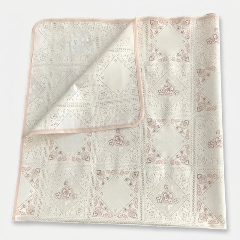 سفره 4 نفره مدل رویال طرح گیپور کد 06 سایز 100×100 سانتی متر