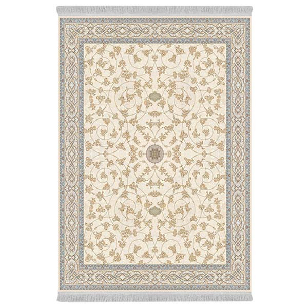 فرش پارچه‌ای دفه مدل فرشینه هازان مخمل طرح فانتزی کد 3307