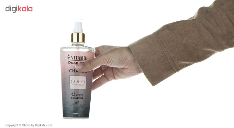 اسپری خوشبو کننده بدن زنانه ویتامول مدل Chanel Coco Mademoiselle حجم 250 میلی لیتر اسپری خوشبو کننده بدن زنانه ویتامول مدل Chanel Coco Mademoiselle حجم 250 میلی لیتر