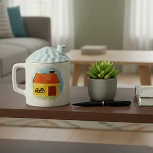 ماگ سرامیکی بومی مدل خانه