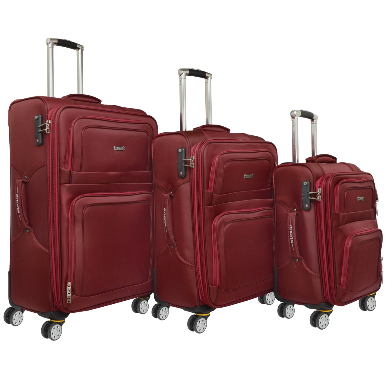 مجموعه سه عددی چمدان آنونس مدل 55 - 2014