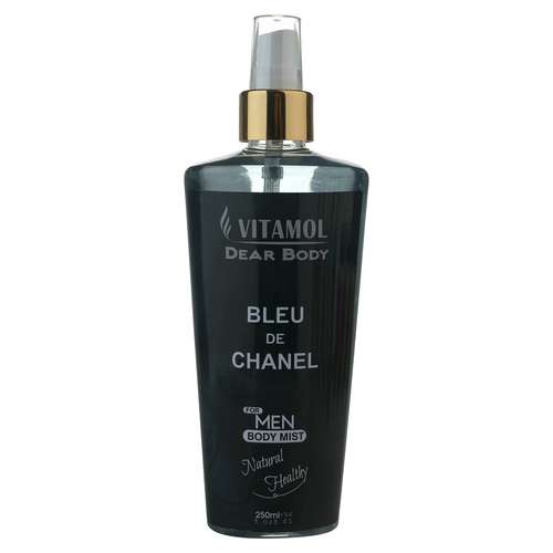 اسپری خوشبو کننده بدن مردانه ویتامول مدل Bleu De Chanel حجم 250 میلی لیتر