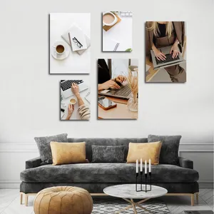 تابلو شاسی بکلیت طرح دفترکار اداری مدل SH-2978 مجموعه 5 عددی