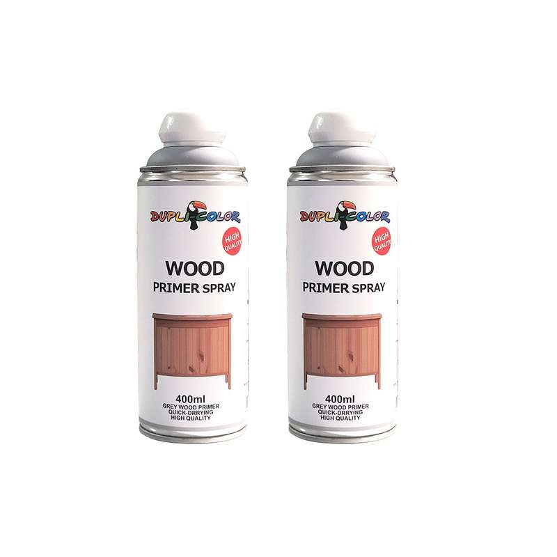 اسپری رنگ پرایمر چوب دوپلی کالر مدل Wood حجم 400 میلی لیتر مجموعه 2 عددی